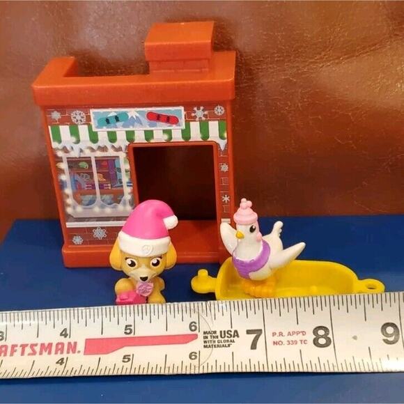 Paw Patrol Winter Scene Skye Chickaletta Pretend Play Cake Toppers Replacements - Picture 11 of 12